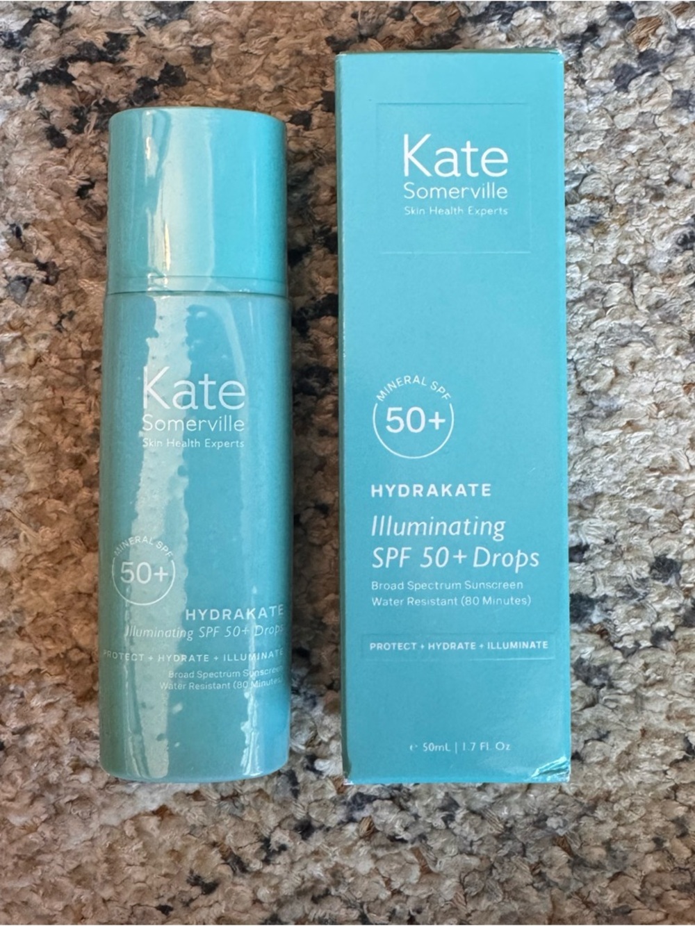 Kate Somerville Hydrakate Illuminating SPF 50+ Drops - Aqua Blue